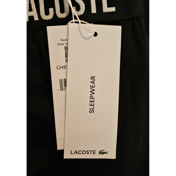 Lacoste Sleepwear Lounge Shorts Bottoms Stretch Logo Waistband Men's Medium - Picture 3 of 6